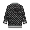 Monogram pyjamas-skjorte i silkesatin Monogram pyjamas-skjorte i silkesatin