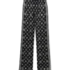 Monogram pyjamasbukser i silkesatin