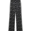 Monogram pyjamasbukser i silkesatin