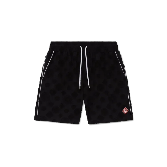Monogram-Shorts i frotté Monogram-Shorts i frotté