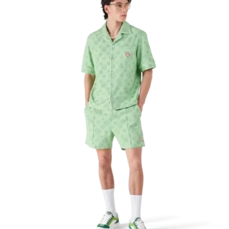 Monogram-Shorts i frotté