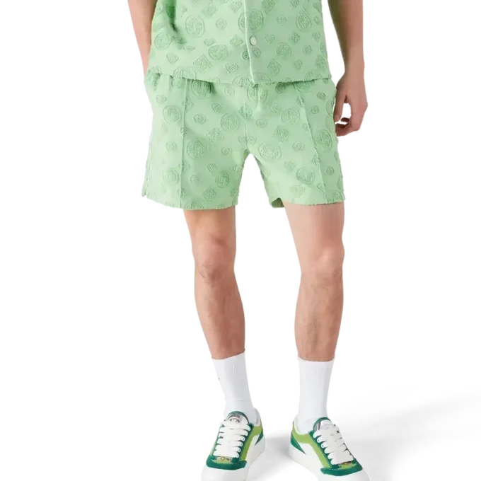 Monogram-Shorts i frotté Monogram-Shorts i frotté