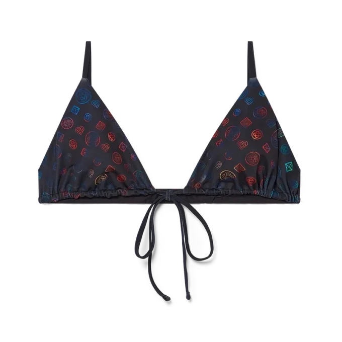 Monogram String-bikinitop