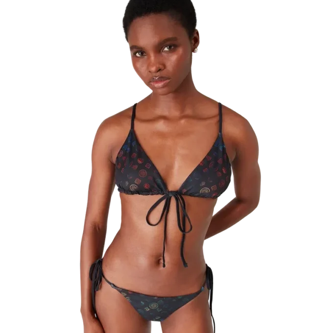 Monogram String-bikinitop