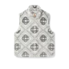 Monogram-vest i imiteret pels Monogram-vest i imiteret pels