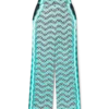 Monogram Wave silke bukser