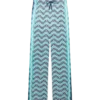 Monogram Wave silke bukser