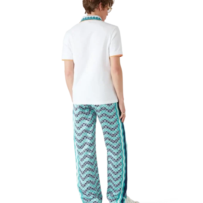 Monogram Wave silke bukser