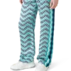 Monogram Wave silke bukser