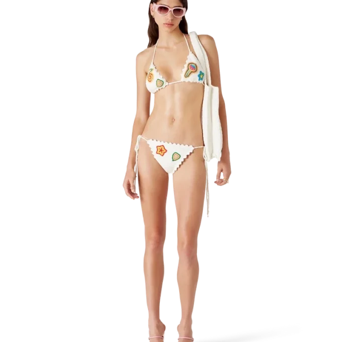 Motif hæklet bikinitop Motif hæklet bikinitop