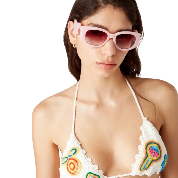 Motif hæklet bikinitop Motif hæklet bikinitop