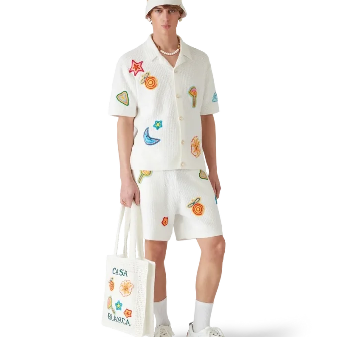 Motif hæklet hat