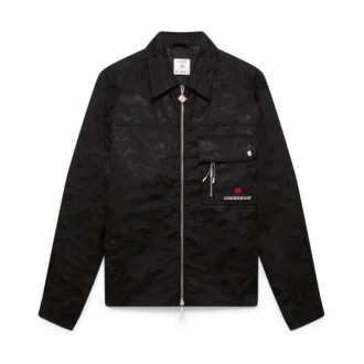 Nylon Mountain kortærmet camouflage-short med lynlås
