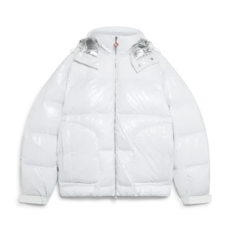 Nylon- og ripstop-pufferjakke