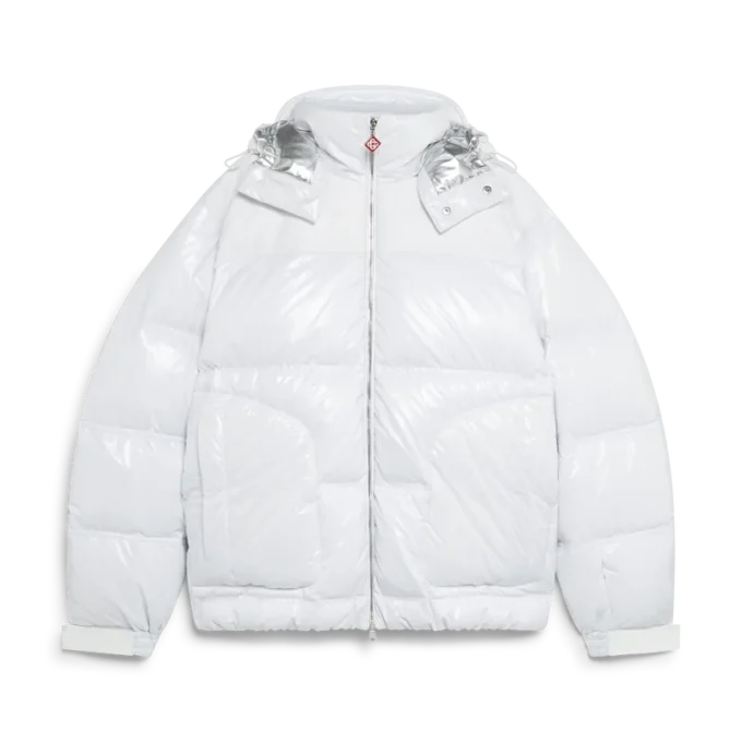 Nylon- og ripstop-pufferjakke
