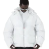 Nylon- og ripstop-pufferjakke