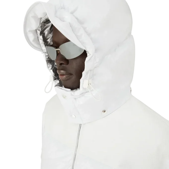 Nylon- og ripstop-pufferjakke