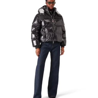 Nylon-pufferjakke