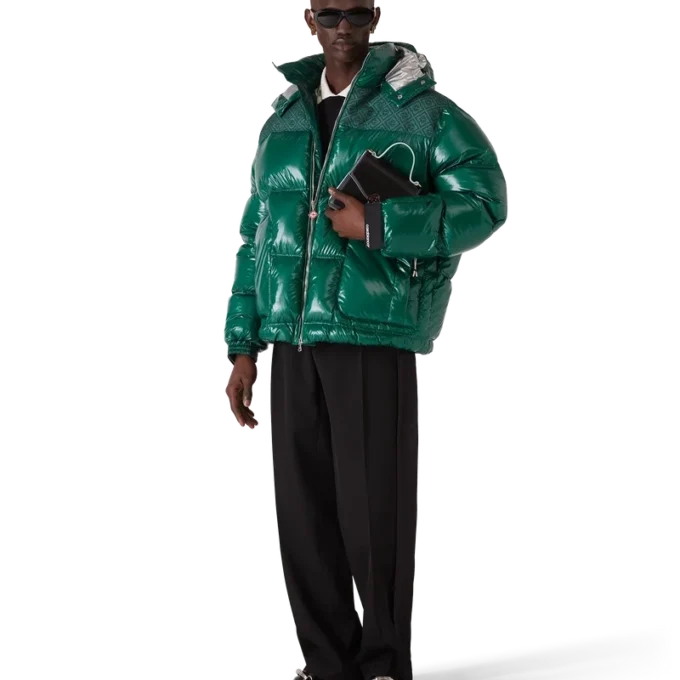 Nylon-pufferjakke