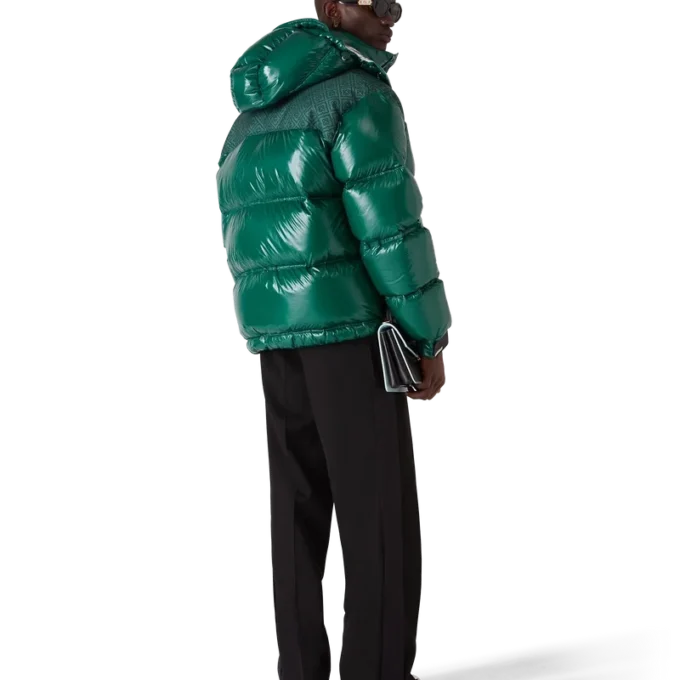 Nylon-pufferjakke