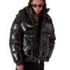 Nylon-pufferjakke