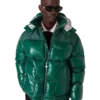 Nylon-pufferjakke