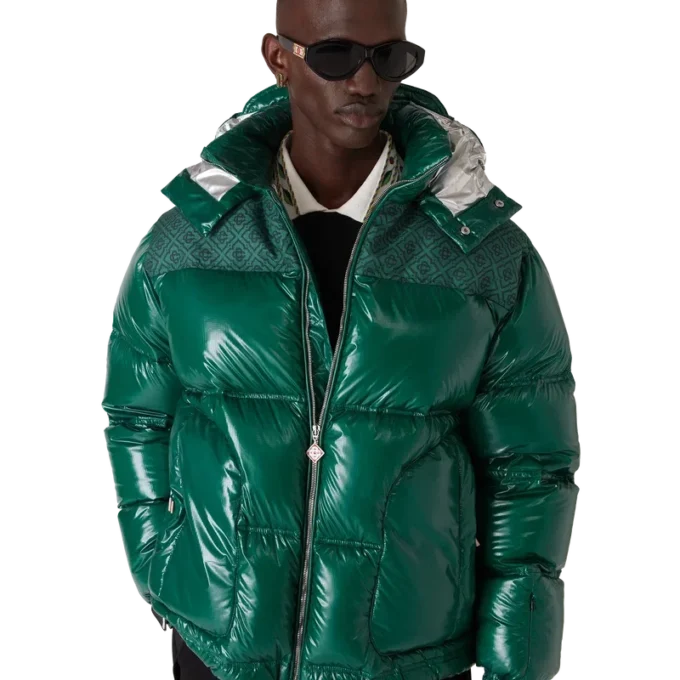 Nylon-pufferjakke