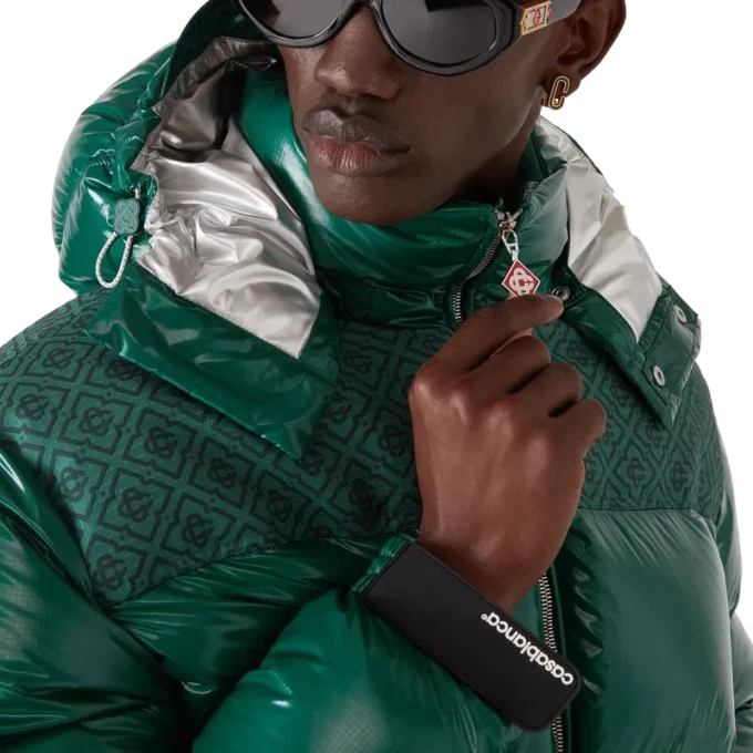 Nylon-pufferjakke