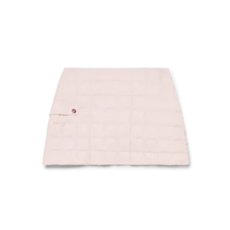 Nylon-quiltet minidress