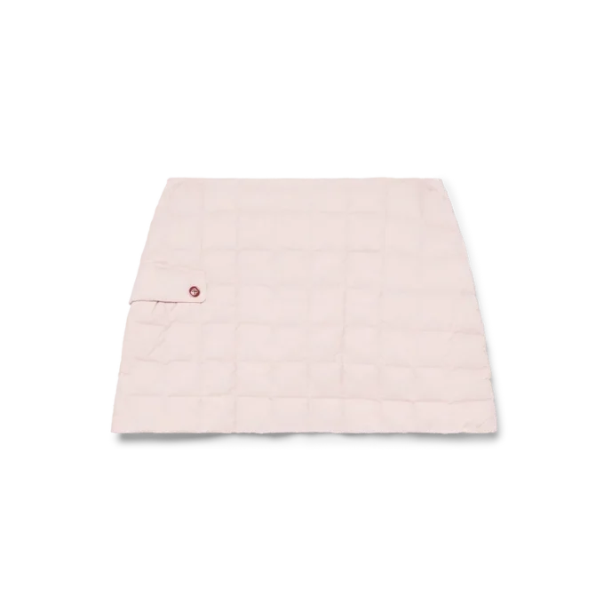 Nylon-quiltet minidress