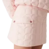 Nylon-quiltet minidress