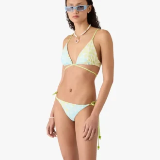 Optic Drop String-bikiniunderdel med perler