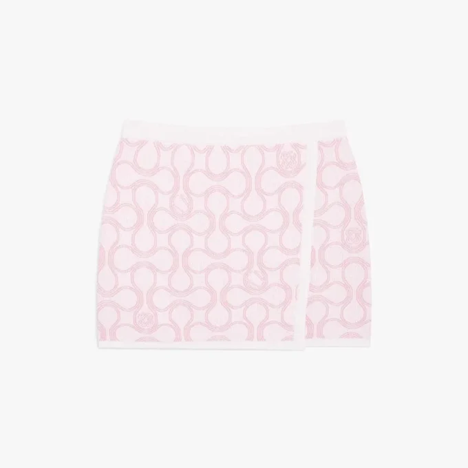 Optic Drop Wrap miniskirt Optic Drop Wrap miniskirt