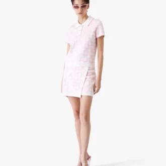 Optic Drop Wrap miniskirt