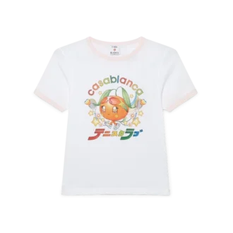 Orange Mascot Ringer kortærmet T-shirt i shorts