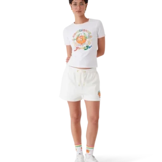 Orange Mascot Ringer kortærmet T-shirt i shorts