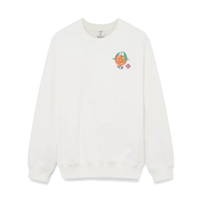 Orange maskot-sweatshirt