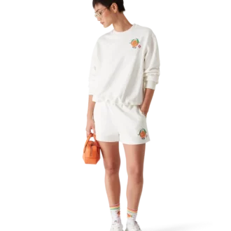 Orange maskot-sweatshirt