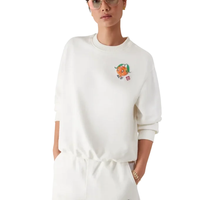 Orange maskot-sweatshirt