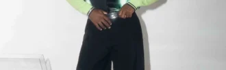 Acid Lime Logo Square Strømper