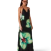 Orchid Glitch silke-kjole Orchid Glitch silke-kjole