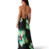 Orchid Glitch silke-kjole Orchid Glitch silke-kjole
