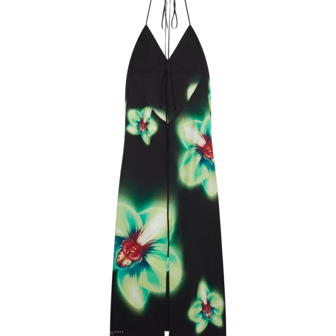 Orchid Glitch silke-kjole Orchid Glitch silke-kjole