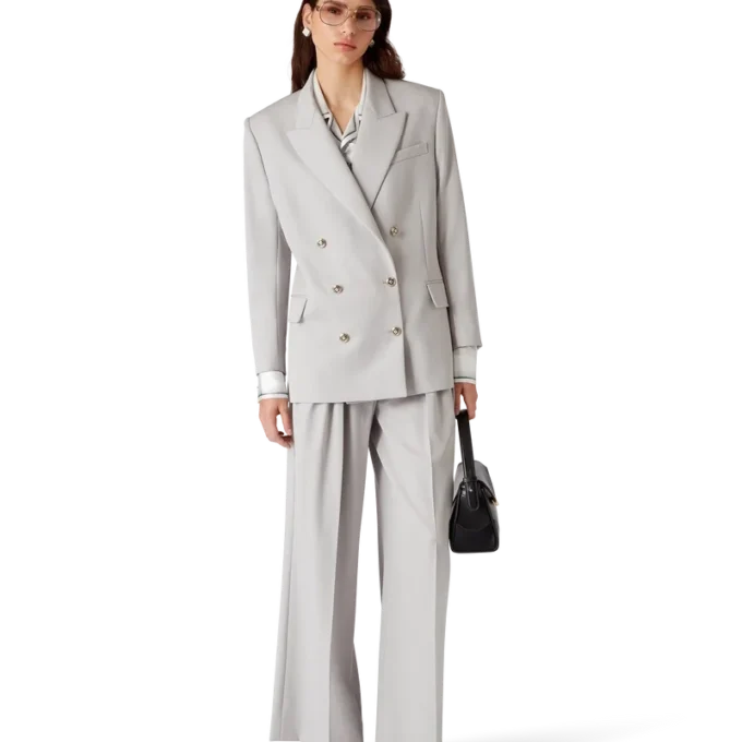 Oversized blazer i uld
