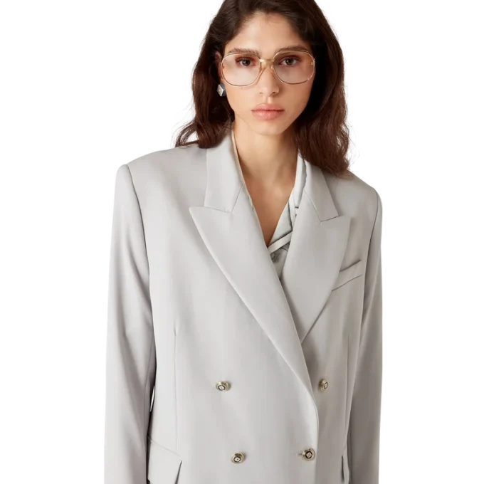 Oversized blazer i uld