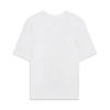 Oversized T-shirt med korte ærmer og applikeret monogram Oversized T-shirt med korte ærmer og applikeret monogram