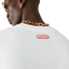 Oversized T-shirt med korte ærmer og logo-patch