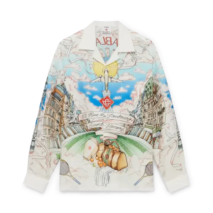Paris Store klassisk langærmet skjorte