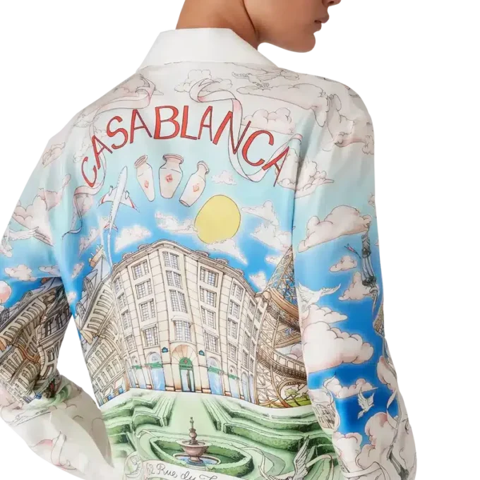 Paris Store klassisk langærmet skjorte
