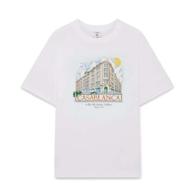 Paris Store-T-shirt med kort ærme og print